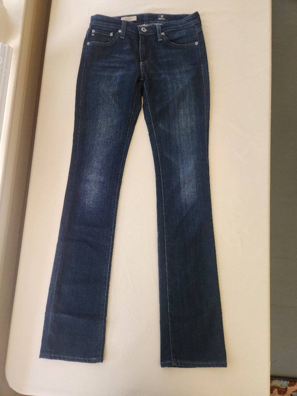 AG Adriano Goldschmied The Ballad Slim Bootcut Jeans 26R Dark Wash